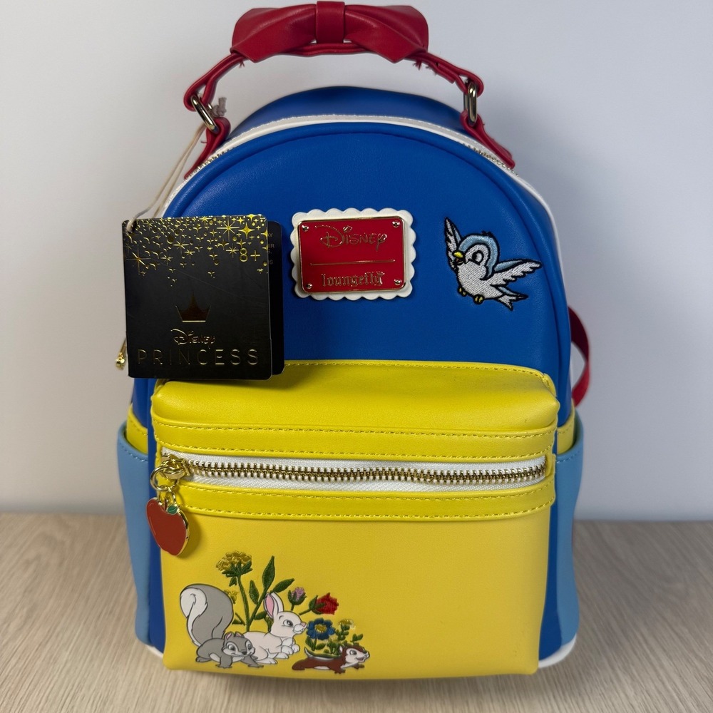 Disney Loungefly Snow White Cosplay Mini Backpack and Wallet Set NWT - Picture 2 of 12